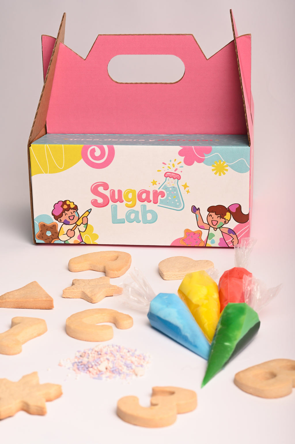 Mini Lab Kit - 4 galletas para decorar