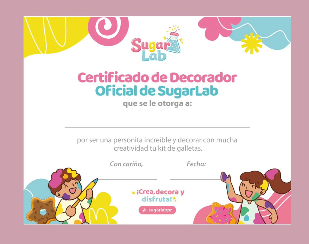 Creative Lab Kit -  8 galletas para decorar