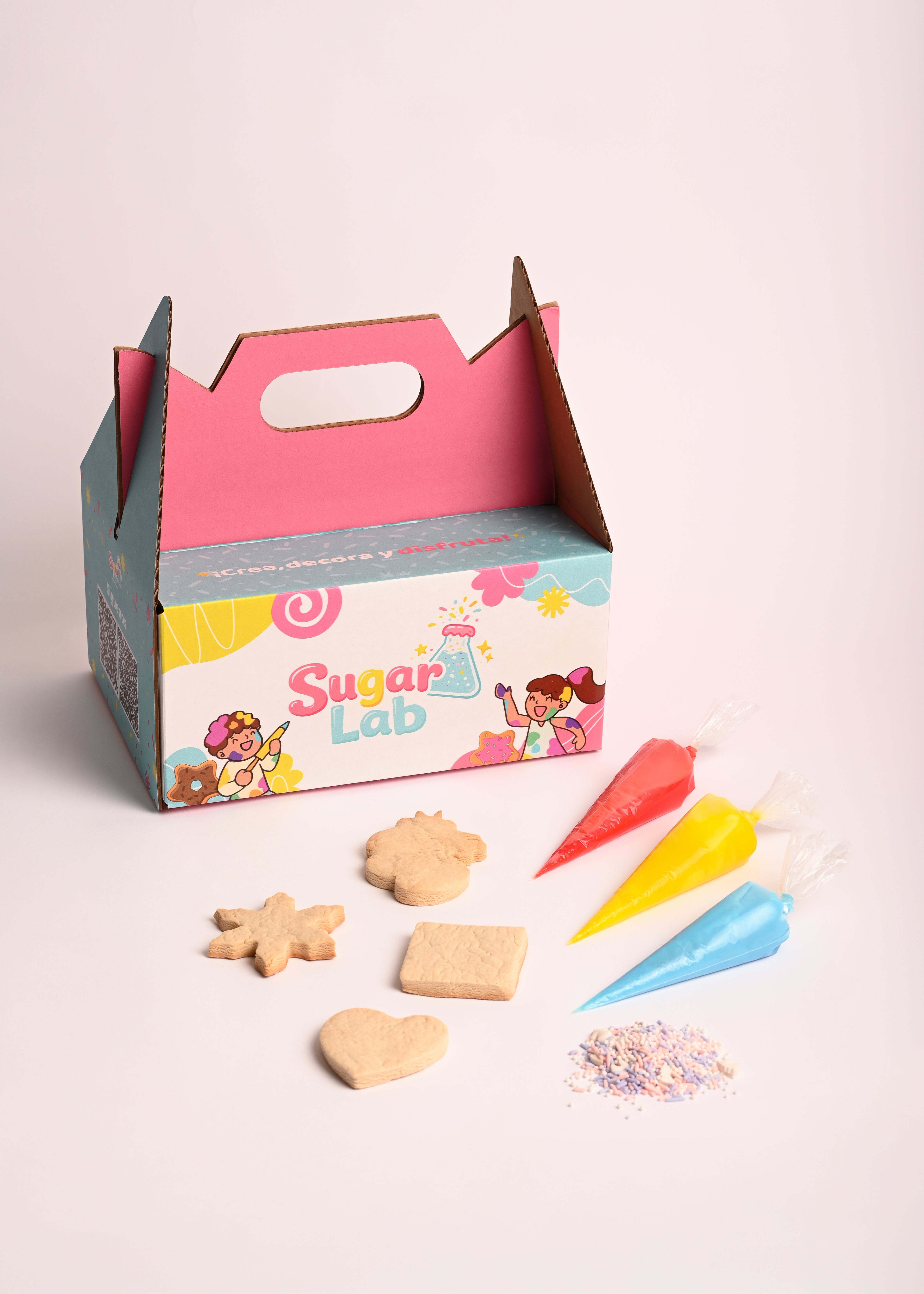 Mini Lab Kit - 4 galletas para decorar