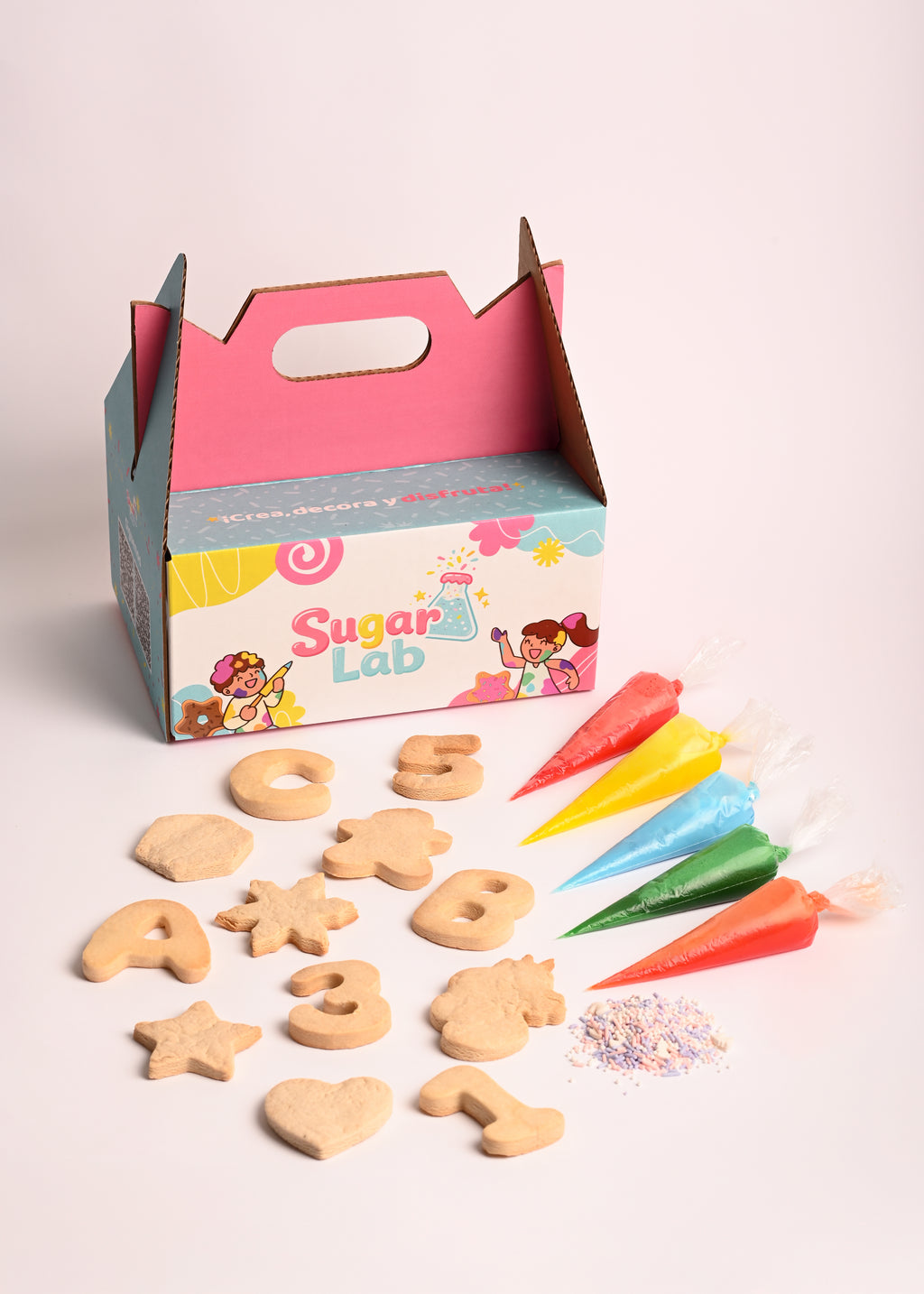 Party Lab Kit - 12 galletas para decorar